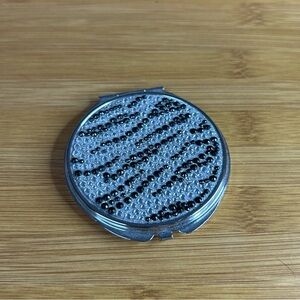 Zebra Print Compact Mirror